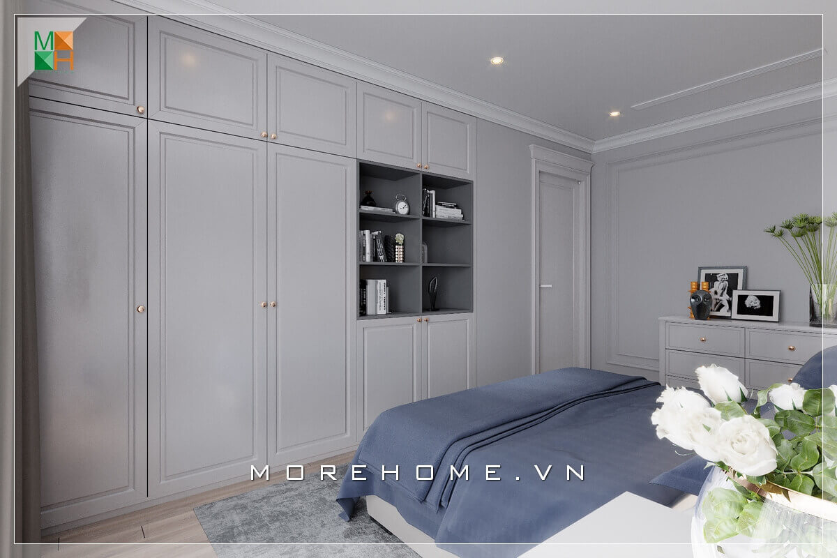 Thiết kế nội thất phòng ngủ biệt thự